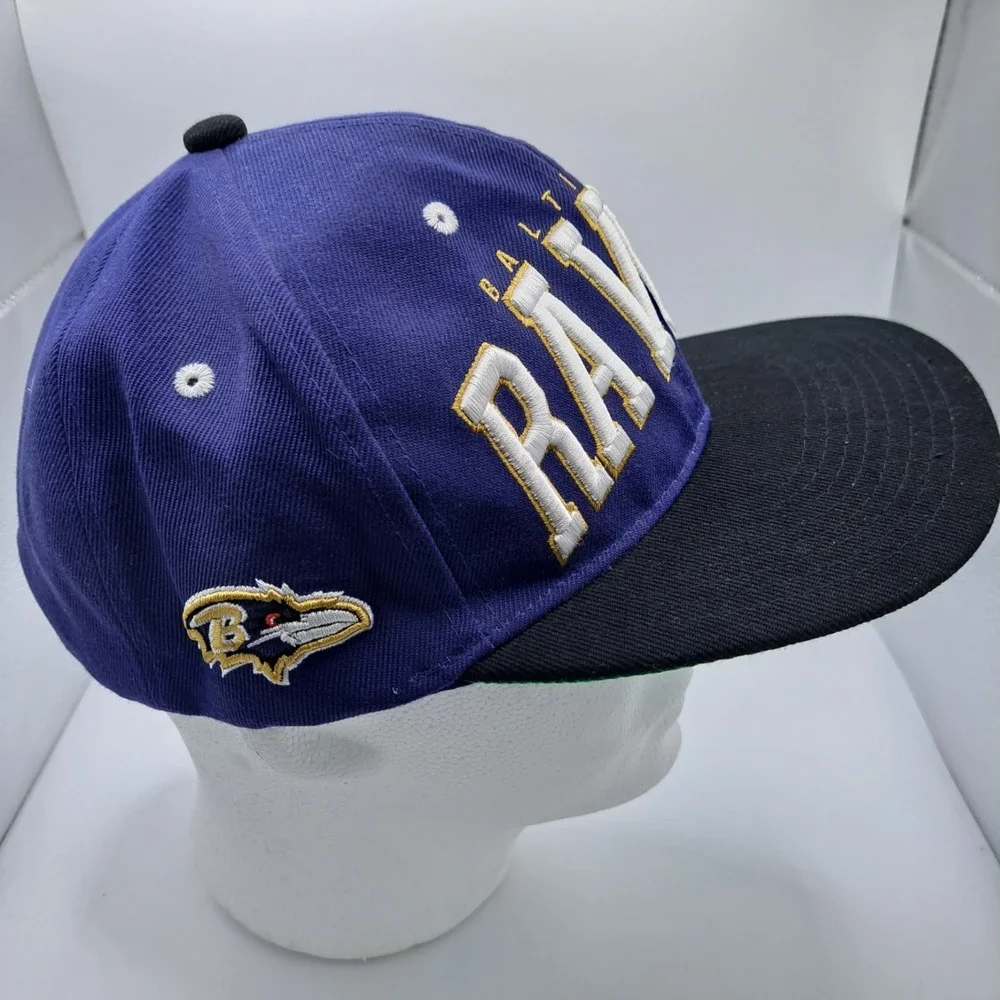 Team Apparel Baltimore Ravens Hat Cap Men Snapback Black Purple NFL Football New
